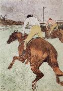 The Jockey Henri de toulouse-lautrec